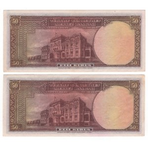 Turkey 50 Kurus 1930 (1942-1944) Consecutive Numbers
