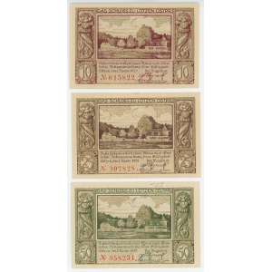Germany - Weimar Republic Ost Prussia Stadt Lotzen 10-25-50 Pfennig 1920 Full Set of Notgelds