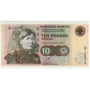 Scotland Clydesdale Bank 10 Pounds 1999 Commemorative
