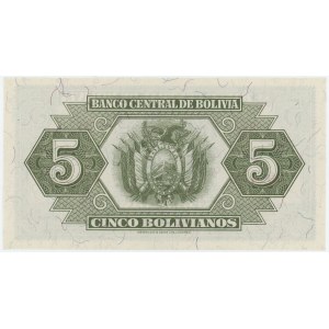 Bolivia 5 Bolivianos 1928