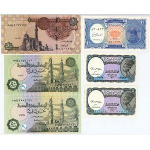 Egypt Lot of 6 Banknotes 2002 - 2017