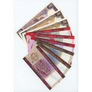 Liberia Lot of 9 Banknotes 2004 - 2022