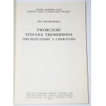 KRASKOWSKA Ewa - Das Werk von Stefan Themerson - Zweisprachigkeit und Literatur.