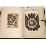 LUDWIG Emil - Napoleon, 1-2 set. Poznan 1928, bound by R. Jahoda.