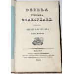 SHAKSPEARE [SZEKSPIR] William - Werke, Bd. 2. Vilnius 1841.