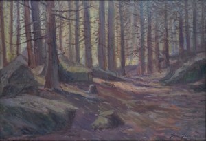 Jerzy GNATOWSKI (1928-2012), Wnętrze lasu, 1991