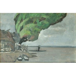 Stanisław CZAJKOWSKI (1878-1954), La maison du pêcheur à Kazimierz
