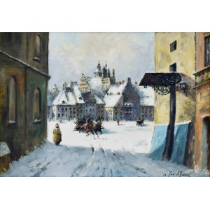 Jan RAWICZ (20. Jahrhundert), Die Stadt im Winter