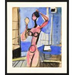 Zygmunt MENKES (1896 - 1986), Naked girl with a mirror