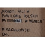 Marcin Maciejowski (nar. 1974, Babice u Krakova), Fragment haly v polském pavilonu na Benátském bienále, 2004