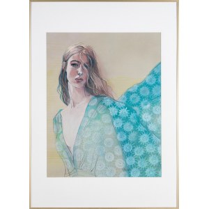 Żaneta Biernat, Turquoise voile, 2022