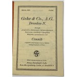 [1931] Gehe &amp; Co. A. G. Dresden Preisliste der Artikel Firma Berenhaut und Luft