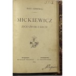 Konopnicka Maria, Mickiewicz sein Leben und sein Geist [1899][Halbleder].