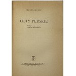 Montesquieu Charles Louis de Secondat, Listy Perskie