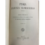 Juliusz Słowacki, Pisma Juliusza Słowackiego. T. 1-6 [Polokožená].