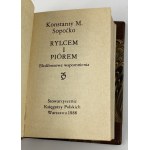 Sopoćko Konstanty, Rylcem i piórem: ekslibrisowe wspomnienia [Półskórek]