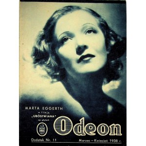 Odeon dodatek nr. 11 Marzec - Kwiecień 1938