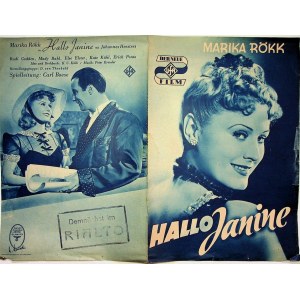 Hallo Janine [1939] [Marika Rökk].