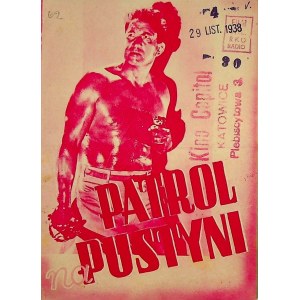 Desert Patrol - cinema flyer [1938].