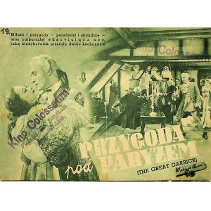 Adventure near Paris, Warner Bros - cinema flyer [1937].
