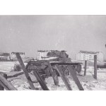 Rozbite czołgi na warszawskiej Woli 1939 r. [zespół 6 fotografii] fotografia Eugeniusz Haneman [Life time print / zniszczenia wojenne Warszawy]