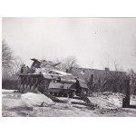 Rozbite czołgi na warszawskiej Woli 1939 r. [zespół 6 fotografii] fotografia Eugeniusz Haneman [Life time print / zniszczenia wojenne Warszawy]