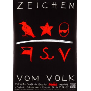 GESA DENECKE, Zeichen vom Volk. Polnische Graphik der illegalen SOLIDARNOŚĆ 1981-1989, 1990