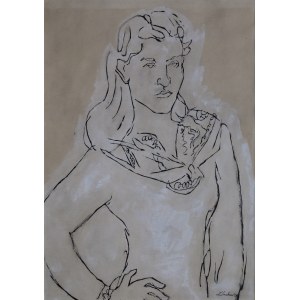 Lachur Zdzislaw, Portrait of a young woman