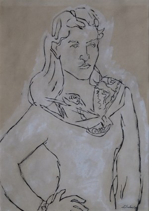 Lachur Zdzisław, Portret młodej kobiety