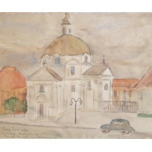 Żabianka Irena, rysunek, tusz, papier, 29,5 x 21 cm, sygn. p.d.