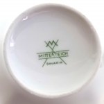 Porcelanowa filiżanka ze spodkiem marki Mitterteich, Bawaria, Niemcy