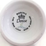 Porzellantasse mit Untertasse von Rosina Denise, UK