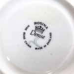 Porcelanowa filiżanka ze spodkiem marki Rosina Denise, Wielka Brytania