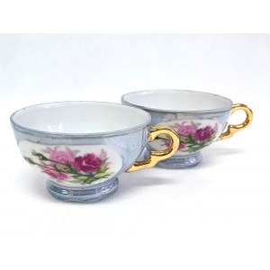 Pair of vintage porcelain cups