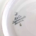 Porzellantasse mit Untertasse von Z &amp; Co Tirschenreuth Bayern, Deutschland