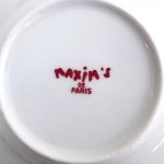 Súprava šálok a tanierov na espresso od spoločnosti Maxim's, Francúzsko