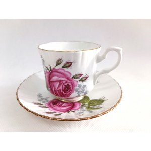 Porcelain cup with saucer by Royal Stafford, England