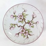 Royal Winton porcelain box of china model Orchard Apple Blossom, England