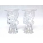 Crystal candlesticks for candles, USA