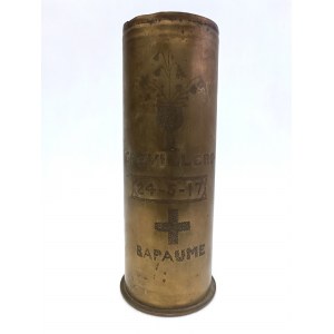 Sztuka okopowa: Wazon wykonany z łuski pocisku artyleryjskiego, 1917