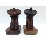 Mahogany bookends/bookends, Puerto Rico
