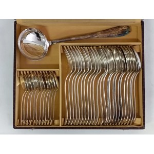 Art deco silver-plated tableware set