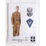 Zestaw kolekcjonerskich kart pocztowych Samodzielna brygada strzelców karpackich 1940-1942