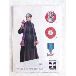 Set of collectible postcards Chaplains of the Polish Army 1914-1939