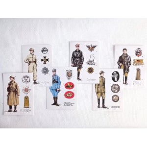 Súbor zberateľských pohľadníc poľských obrnených síl 1918-1939