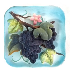 Ceramiczna ozdoba naścienna (winogrona)