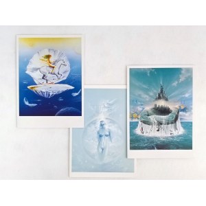 Wojtek Siudmak, Art fantastique (zestaw trzech kolekcjonerskich kart pocztowych)