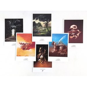 Wojtek Siudmak, Art fantastique (set of six collectible postcards)