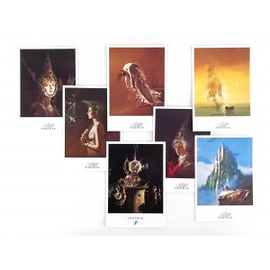 Wojtek Siudmak, Art fantastique (set of seven collectible postcards)