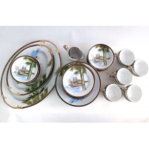 Hand-painted tableware